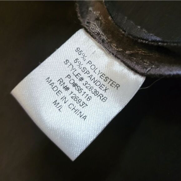 BLVD Dark Gray Poly Sueded Long Line Trench Coat Duster Jacket Snap Closures - Picture 12 of 15